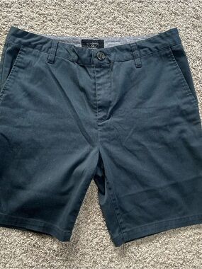 Men's Dark Navy Chino Shorts